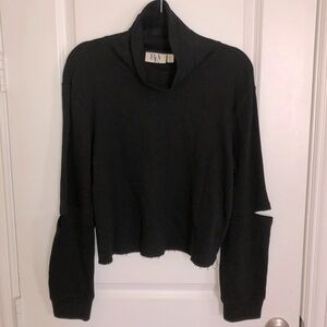 REV Revelation Black Turtle Neck Sweater Size S/P